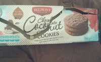 Mängden socker i Belmont chocolate coconut cookies 185g