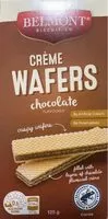 Mängden socker i Creme wafers chocolate