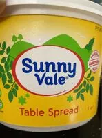 Mängden socker i Sunny Vale table spread