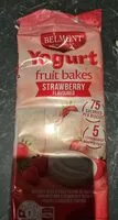 Mängden socker i Yoghurt fruit bakes strawberry flavoured