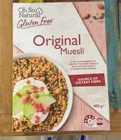 Mängden socker i Gluten Free Original Muesli