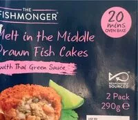 Mängden socker i Melt in the middle prawn fish cake