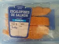 Mängden socker i Escalopines de salmón