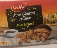 Mängden socker i Mini churros rellenos