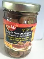 Mängden socker i Rouleaux d'anchois avec câpres