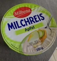 Mängden socker i Milbona milchreis