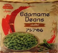 Mängden socker i Edamame Beans Shelled
