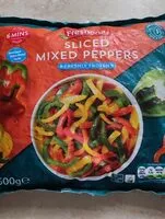 Mängden socker i Sliced mixed peppers