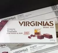 Mängden socker i Turrón trufado con pasas al ron