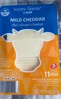 Mängden socker i Mild Cheddar Sliced Cheese
