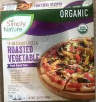 Mängden socker i Thin crust pizza roasted vegetable