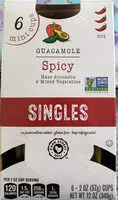 Mängden socker i guacamole spicy singles