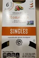 Mängden socker i Guacamole singles