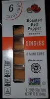 Mängden socker i Roasted Red Pepper Hummus Singles 6 mini cups