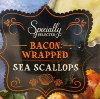 Mängden socker i Specially selected bacon wrapped sea scallops