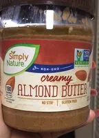 Mängden socker i Creamy Almond Butter
