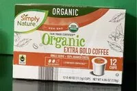 Mängden socker i Organix Extra Bold Coffee