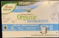 Mängden socker i Organic Guatemalan Coffee