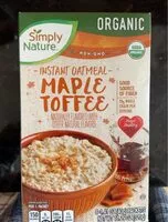 Mängden socker i Maple toffee instant oatmeal