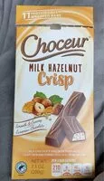 Mängden socker i Choceur Milk Hazelnut Crisp