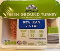 Mängden socker i Fresh ground turkey