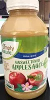 Mängden socker i Unsweetened Applesauce