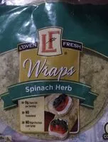 Mängden socker i Wraps spinach herb