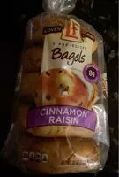 Mängden socker i Cinnamon raisin bagels