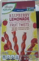 Mängden socker i Rasberry lemonade fruit twists