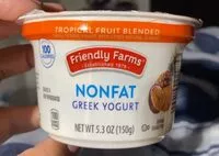 Mängden socker i Nonfat Greek Yogurt Tropical Fruit