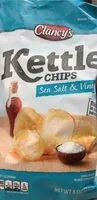 Mängden socker i Clancy's Sea Salt and Vinegar Kettle Chips