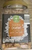 Mängden socker i whole cashews with sea salt