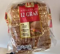 Mängden socker i Whole grains 12 Grain bread