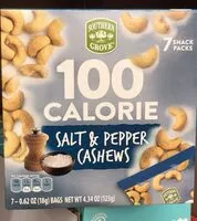 Mängden socker i Salt & Pepper cashews
