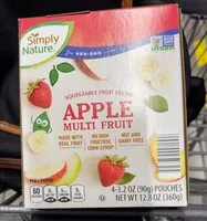 Mängden socker i squeezable fruit blend apple