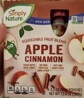 Mängden socker i Apple Cinnamon Squeeze