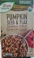Mängden socker i Pumpkin Seed & Flax Granola Cereal