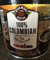 Mängden socker i 100% Columbian Ground Coffee