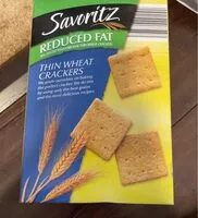 Mängden socker i Reduced Fat Thin Wheat Crackers