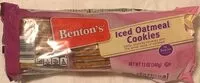 Mängden socker i Iced oatmeal cookies