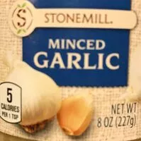 Mängden socker i Minced garlic