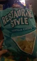 Mängden socker i Restaurant tortilla chips