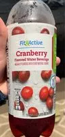 Mängden socker i Cranberry flavored water beverage