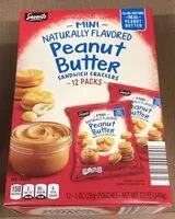 Mängden socker i Peanut butter sandwich crackers