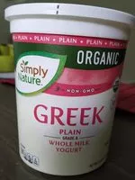 Mängden socker i Plain Whole Milk Greek Yogurt
