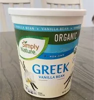 Mängden socker i Organic greek vanilla yogurt
