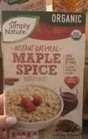 Mängden socker i Instant oatmeal maple spice