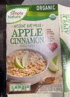 Mängden socker i Instant oatmeal apple cinnamon