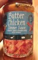 Mängden socker i Butter chicken dinner sauce