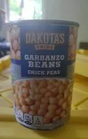 Socker och näringsämnen i Dakota s beans chick peas